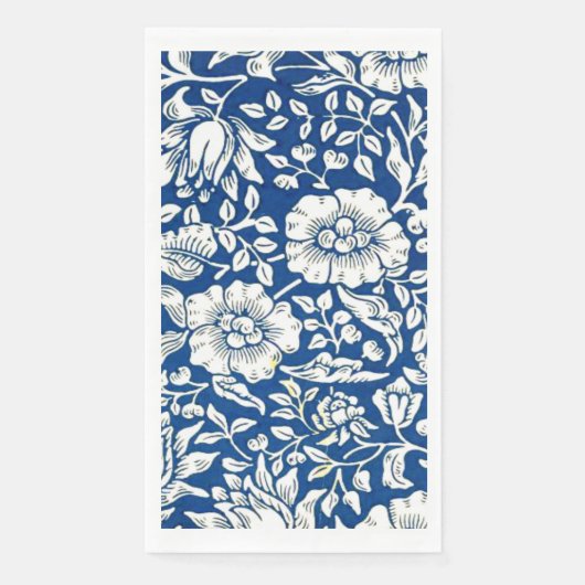 Morris - Blaue Malve Serviette (Vorderseite)
