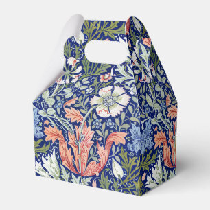 Morris Blue Background 1896 Compton Floral Pattern Geschenkschachtel