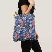 Morris Blue Background 1896 Compton Floral Pattern Tasche (Von Nahem)