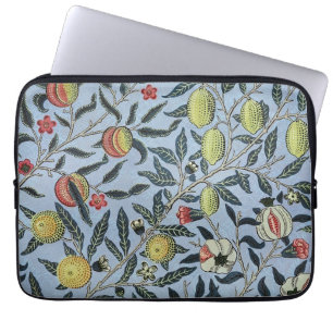 Morris Blue Background Antique Pomegrana Muster Laptopschutzhülle