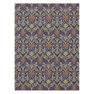 Morris Blue Background Rose & Lily Blume Muster Tischdecke