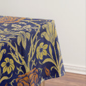 Morris Blue Background Rose & Lily Blume Muster Tischdecke (Beispiel)