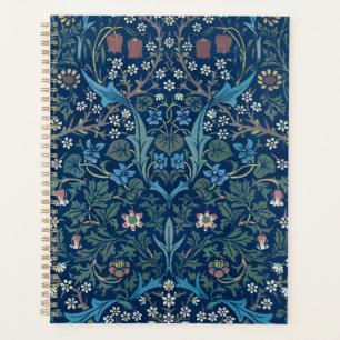 Morris Blue Background Vintag Blackthorn Muster Planer