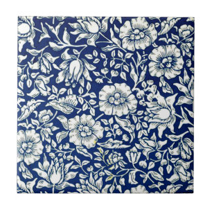 Morris - Blue Mallow Keramik Tile Fliese