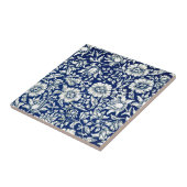 Morris - Blue Mallow Keramik Tile Fliese (Seite)