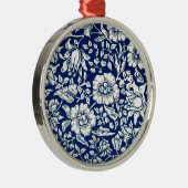 Morris - Blue Mallow Ornament Aus Metall (Rechts)