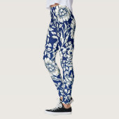 Morris - Blue Mallow, populäre Muster Leggings (Links)