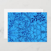 Morris - Blue Myrtle Postkarte (Vorne/Hinten)