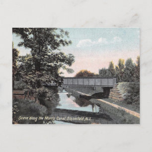 Morris Canal, Bloomfield, New Jersey, Vintag Postkarte
