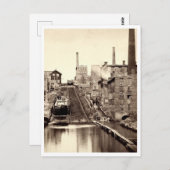 Morris Canal, Newark, New Jersey Vintag Postkarte (Vorne/Hinten)