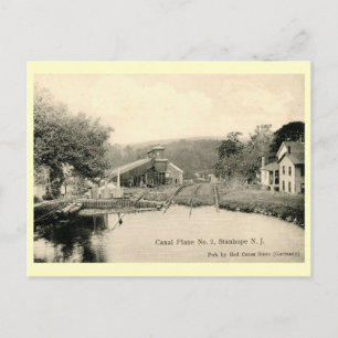 Morris Canal, Stanhope, New Jersey Vintag Postkarte