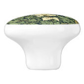 Morris Classic Floral Style Floral Ceramic Pull Keramikknauf (Seitenansicht)