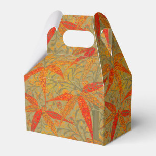 Morris & Co. Bambus-Muster Godwin Orange und Salbe Geschenkschachtel