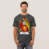 Morris Coat of Arms Familienwappen T-Shirt (Vorne ganz)