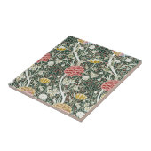 Morris Cray Vintag Blossom Blumendesign Green Fliese (Seite)