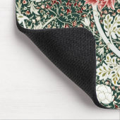 Morris Cray Vintag Blossom Blumendesign Green Mousepad (Ecke)
