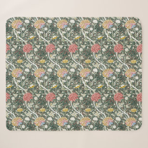 Morris Cray Vintag Blossom Blumendesign Green Sherpadecke
