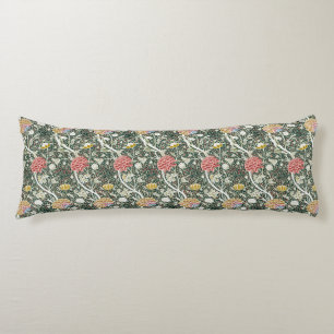 Morris Cray Vintage Blossom Florales Design Grün Seitenschläferkissen