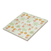 Morris Daisy, klassisches Viktorianisches Blumenmu Fliese (Seite)