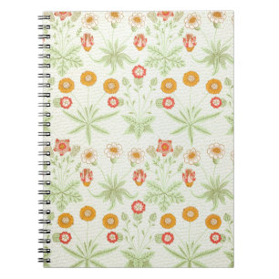 Morris Daisy, klassisches Viktorianisches Blumenmu Notizblock