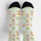 Morris Daisy, klassisches Viktorianisches Blumenmu Socken (Oben)