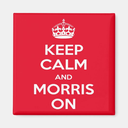 Morris Dancer - Behalt Calm Morris on Magnet (Vorne)