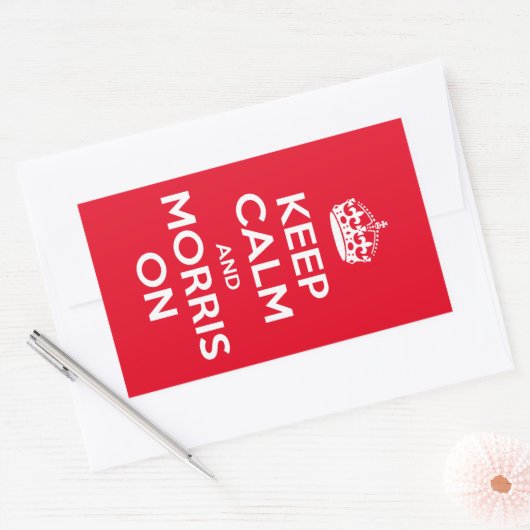 Morris Dancing Rechteckiger Aufkleber (Umschlag)