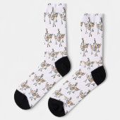 Morris Dancing Socken (Linkes Detail)