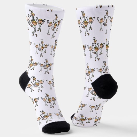Morris Dancing Socken (Gewinkelt)