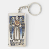 Morris - Day Angel Holing a Sun Schlüsselanhänger (Rückseite)