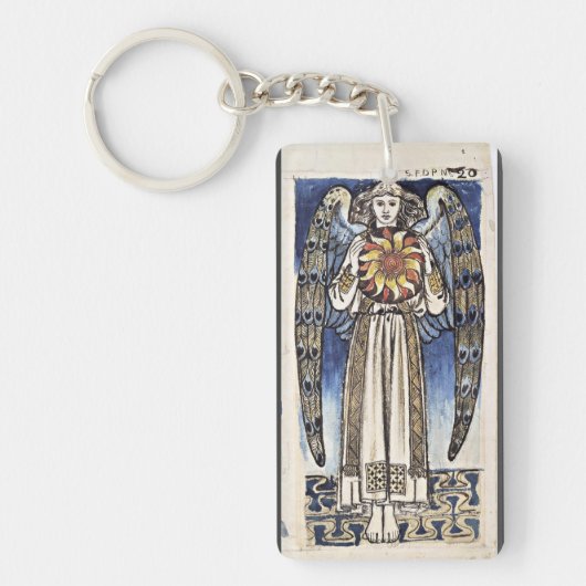 Morris - Day Angel Holing a Sun Schlüsselanhänger (Vorderseite)