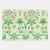 Morris: Drei Muster: Blauer Marmor, Obst, Daisy Geschenkpapier Set (Vorderseite 3)