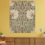 Morris Earth tone Pimpernel Vintages Muster Leinwanddruck (Insitu (Wohnzimmer))