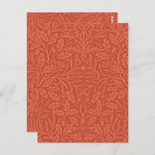 Morris - Eichen und Eichen-Blätter, Postkarte (Vorne/Hinten)