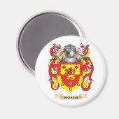 Morris-(England) Coat of Arms (Family Crest) Magnet (Vorderseite/Rückseite)