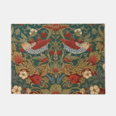 Morris - Erdbeerdieb #2 Blumenmuster Fußmatte (Vorderseite)