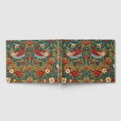 Morris - Erdbeerdieb #2 Blumenmuster Gästebuch (Voll)