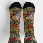 Morris - Erdbeerdieb #2 Blumenmuster Socken (Oben)