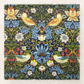 Morris - Erdbeerdieb, berühmtes Design Glasuntersetzer (Vorderseite)