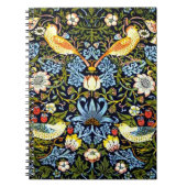 Morris - Erdbeerdieb, berühmtes Muster, Notizblock (Vorderseite)