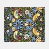 Morris - Erdbeerdieb Fleecedecke (Vorderseite (Horizontal))