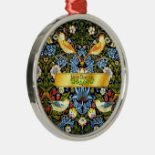 Morris - Erdbeerdieb, Frohe Weihnachten, Ornament Aus Metall (Rechts)