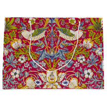 Morris Erdbeerdieb Himbeerrot-Limonengrün-Blumenmu