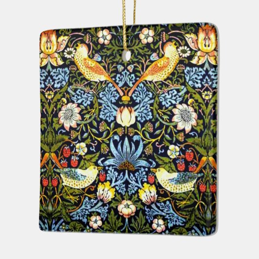 Morris - Erdbeerdieb Keramikornament (Links)