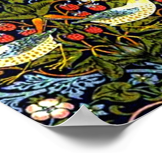 Morris - Erdbeerdieb Poster (Ecke)