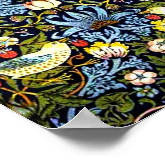 Morris - Erdbeerdieb Poster (Ecke)