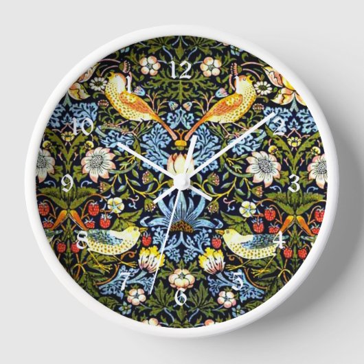 Morris - Erdbeerdieb, Uhr (Vorderseite)