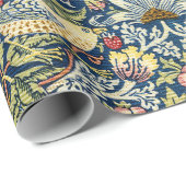 Morris - Erdbeeren-Dieb-Muster für Vögel und Blume Geschenkpapier (Rolleneckpunkt)