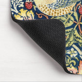 Morris - Erdbeeren-Dieb-Muster für Vögel und Blume Mousepad (Ecke)