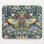 Morris - Erdbeeren-Dieb-Muster für Vögel und Blume Mousepad (Vorne)